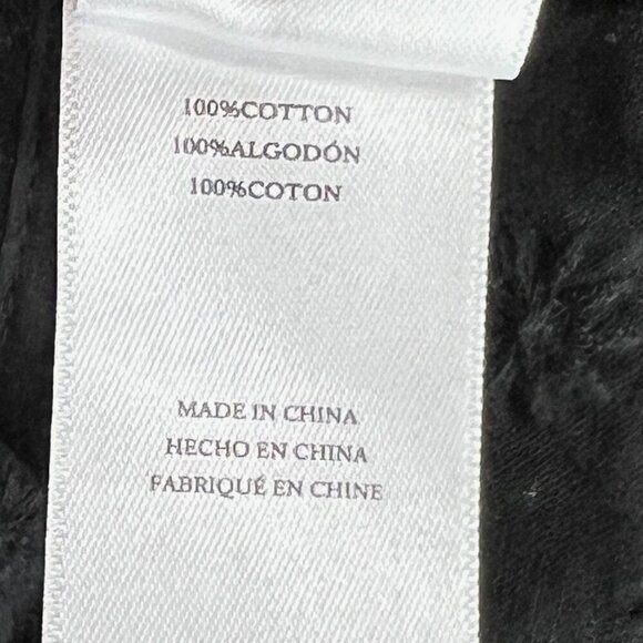 RAILS Yuri Shirt Black Eyelet Mix Button Down Black Top‎ XS Petite Summer - Picture 11 of 13